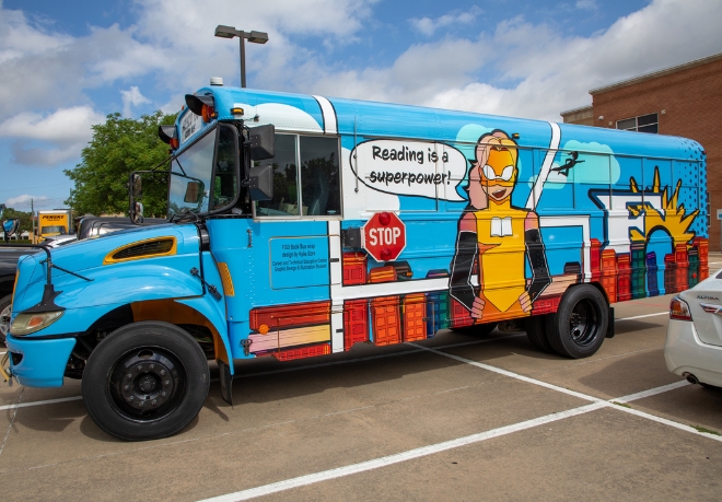 Visit the Frisco ISD Book Bus This Summer