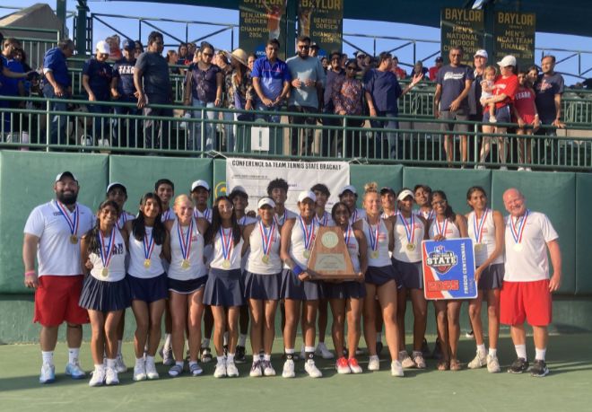Centennial Tennis Team Wins Third Straight State Title