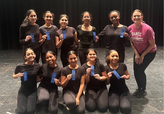 Beginner Dancers in Perfect Step at Annual Assessment