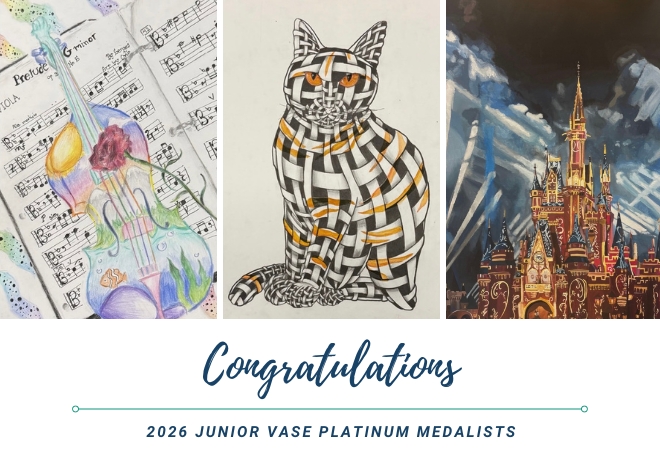 56 Middle School Artists Score Platinum at Junior VASE