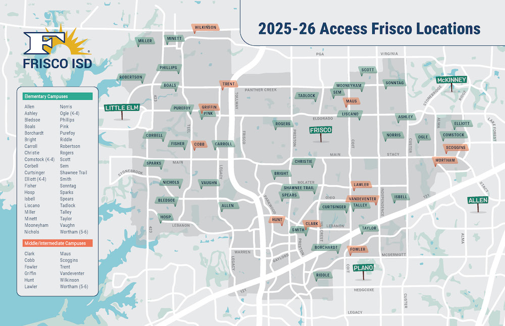 2026-27 FISD Access Frisco Locations